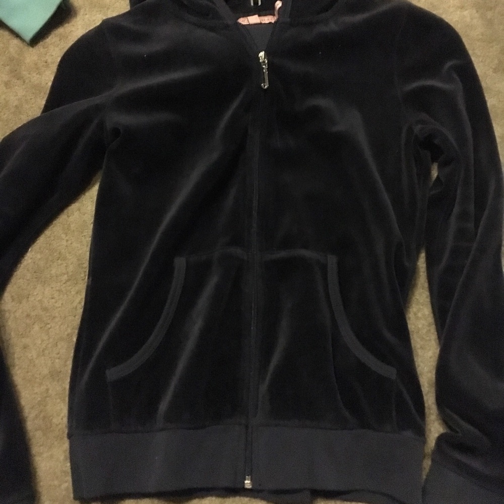 Juicy Couture Velvet Zip Up